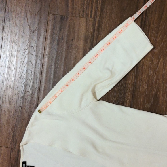 Spring + Mercer Cotton White Cardigan - Picture 4 of 6